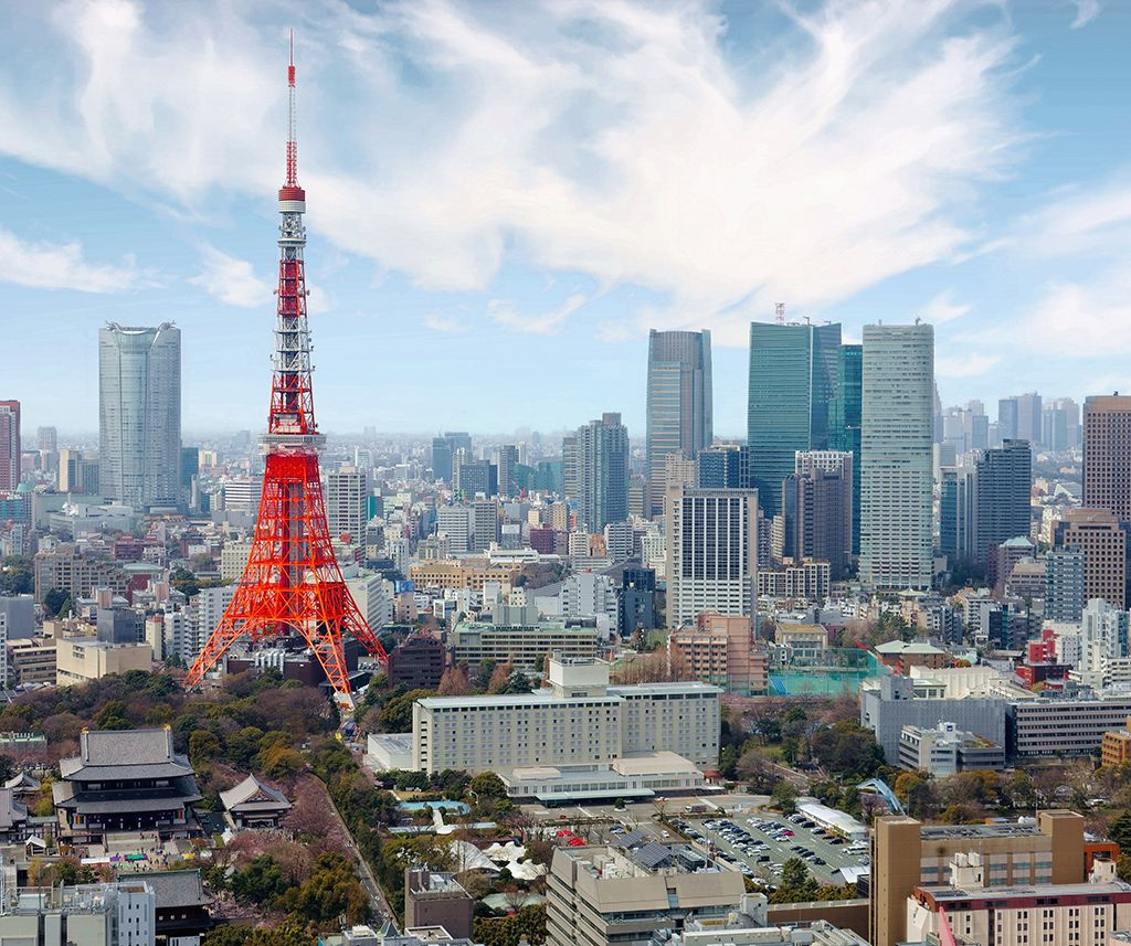 Фотообои Телевизионная башня Токио